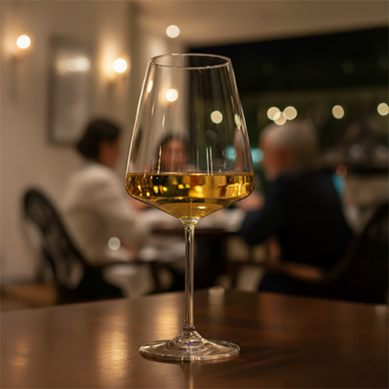 Chiara Titanium White Wine 530 ml (Set de 6 pzas)